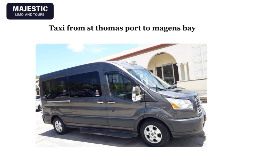 How Much Is a Taxi From St. Thomas Airport to Red Hook?