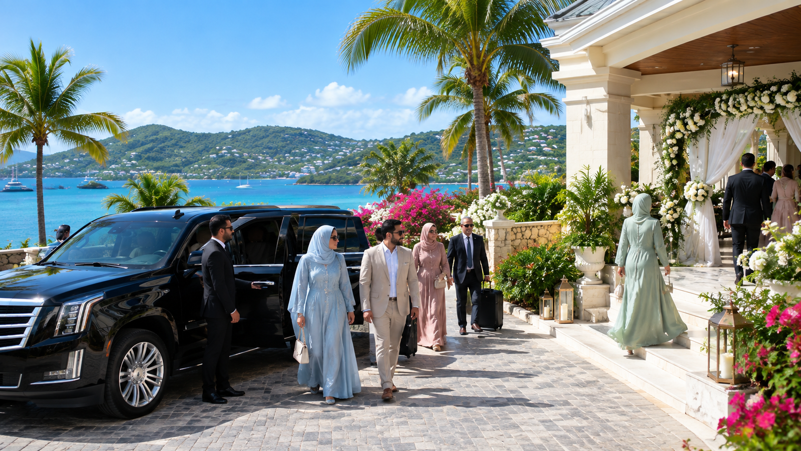 best wedding transportation services​ in st thomas usvi