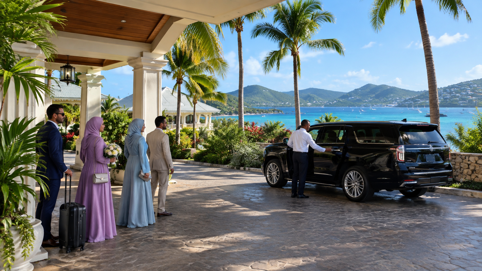 wedding transportation services​ in st thomas